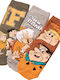 Warner Bros Kids' Socks Knee-High Flintstones Multicolored 3 Pairs