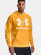 Rival Big Men's Sweatshirt with Hood Yellow