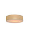 Viokef Amanda Ceiling Mount Light 40cm Beige with Socket E27