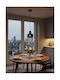 Viokef Adam Pendant Light Black with Socket E27 18cm