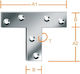 Vormann Λαμάκι "Τ" Γαλβανιζέ 120x54x16mm