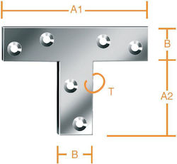 Vormann Bracket "T" Galvanized 70x36x16mm Vormann Bracket "T" Galvanized 70x36x16mm