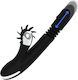 Dream Love Black & Silver Bunny Reed Vibrator Kaninchen 24cm Black