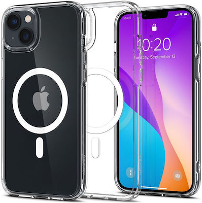 Spigen Crystal Hybrid MagFit Back Cover Σιλικόνης Λευκό (iPhone 14)