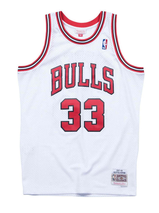 Bulls 97-98 Scottie Pippen Ανδρική Φανέλα Εμφάνισης Μπάσκετ