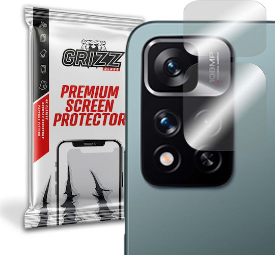 GrizzGlass Hybrid Protecție Cameră Tempered Glass Transparent pentru Redmi Note 11 Pro+