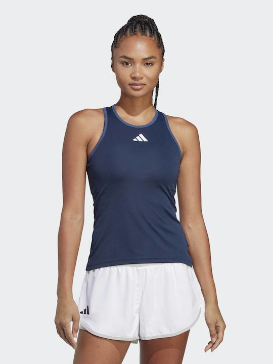 Adidas Club Damen Sportlich Bluse Ärmellos Collegiate Navy