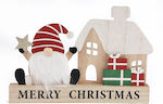 Atmosphera Christma Decorative Wooden Decorative Scenery 26.5cm