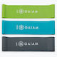 Gaiam Mini Band Σετ 3τμχ Πολύχρωμα 0.3m