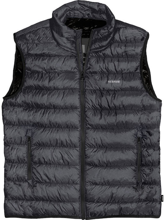Rebase Sleeveless Jacket Puffer Grey Melange