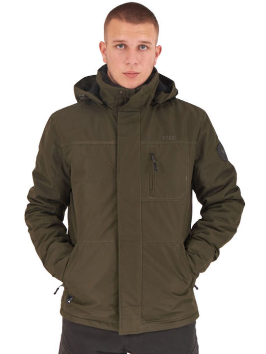Winter Jacke Khaki