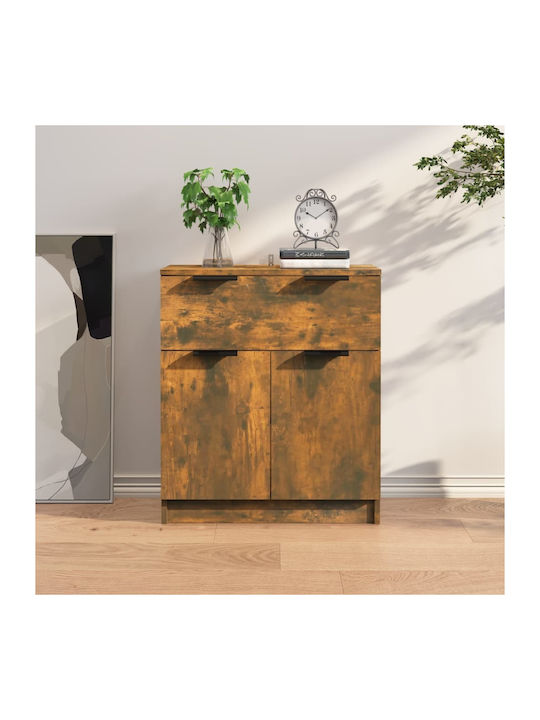 Sideboard Wooden with Drawers Smoky Oak 60x30x70cm