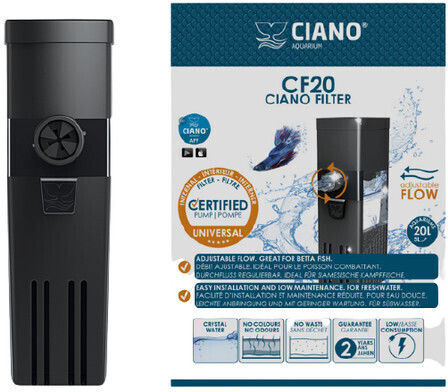Ciano CF Black 40 Interior Filtru pentru Acvarii cu Volum 200lt/h