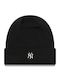 New Era York Yankees Metallic Beanie Männer Beanie Gestrickt in Schwarz Farbe