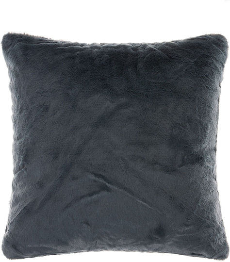 Silk Fashion Διακοσμητική Μαξιλαροθήκη NX202 από Γούνα Anthracite 45x45εκ.