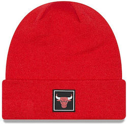 New Era Beanie Ανδρικός Σκούφος Πλεκτός σε Κόκκινο χρώμα