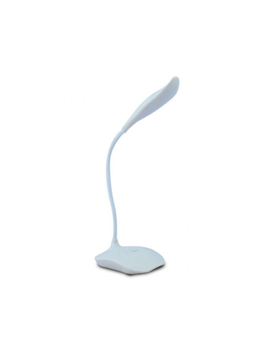 LED Bürobeleuchtung mit flexiblem Arm in Weiß Farbe