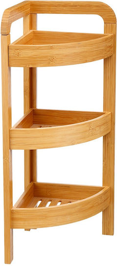 5Five Επιδαπέδια Ραφιέρα Μπάνιου Bamboo με 3 Ράφια 23x23x61cm Καφέ 5Five Επιδαπέδια Ραφιέρα Μπάνιου Bamboo με 3 Ράφια 23x23x61cm Καφέ