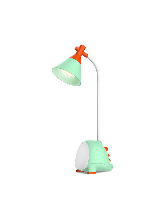 Lucas Kids Desk Lamp Touch Δεινόσαυρος Green