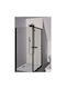 Ideal Standard Connect 2 Cabin for Shower with Sliding Door 100x75x190cm Black