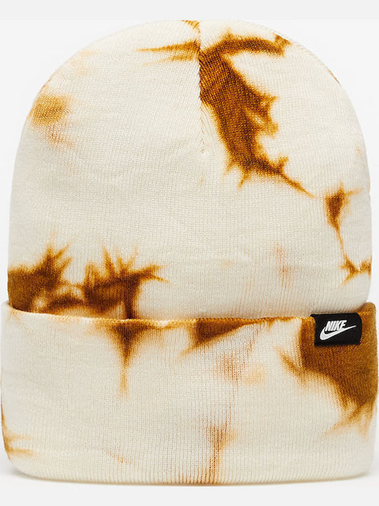 Sportswear Beanie Ανδρικός Σκούφος Πλεκτός σε Εκρού χρώμα