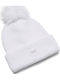 Halftime Pom Pom Beanie Γυναικείος Σκούφος σε Λευκό χρώμα