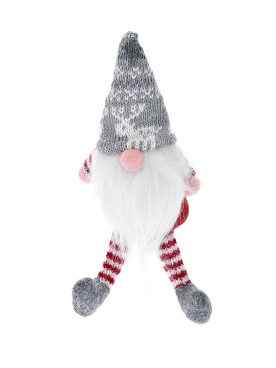 Iliadis Weihnachtliche Stoff Figur Zwerge Gray Höhe 22cm