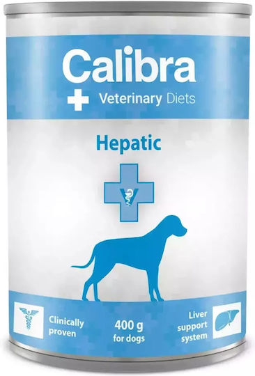 Calibra Veterinary Diets Hepatic Υγρή Τροφή Σκύλων σε Κονσέρβα Διαίτης με Κοτόπουλο και Ρύζι 400gr