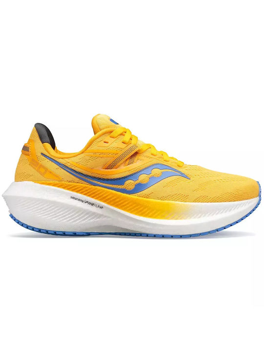 Saucony Triumph 20 Γυναικεία Αθλητικά Παπούτσια Running Κίτρινα