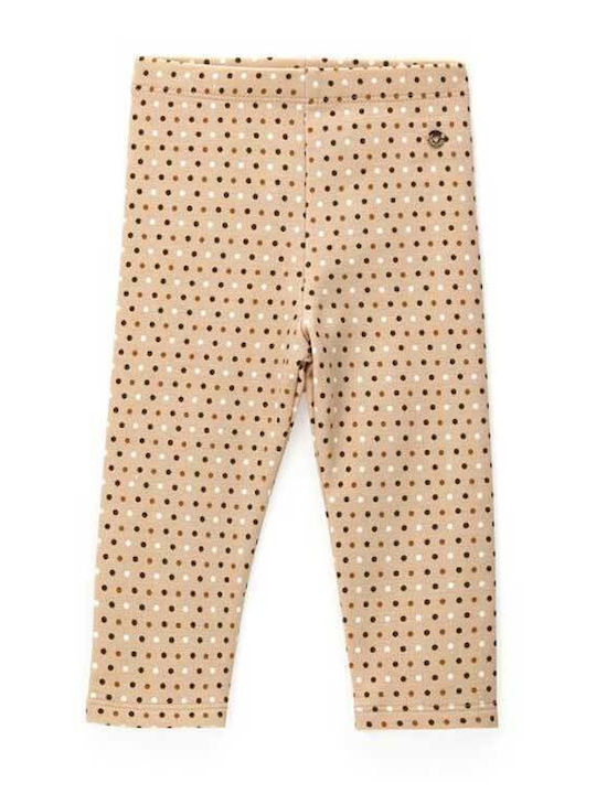 Kinder Leggings Lang Beige -2