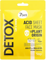 7DAYS Acid Aha 5% Bha Face Peeling / Brightening Mask 25gr