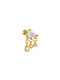 Singur Piercing de argint Piercing Piercing Glam Earring