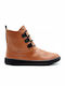 Leder Stiefeletten Damen Braun