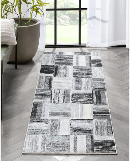 Saray Home Almira Set Modern Covoare pentru dormitor Gri HE789-LGR-SET 3buc