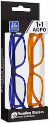 Eyelead Reading Glasses +3.50 Blue / Honey 2pcs