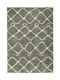 Koulis Carpets Puffy 9970A Modern Bedroom Rug Set Gray 86-04-1000 3 Pieces