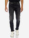 Men's Jeans Pants Elastic with Regular Fit Black