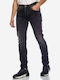 Men's Jeans Pants Elastic with Slim Fit Black