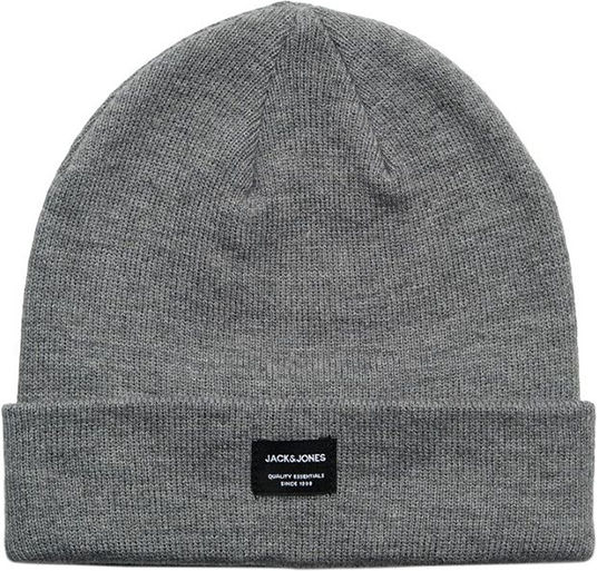 Beanie Masculin Căciulă Tricotat în culoarea Gri