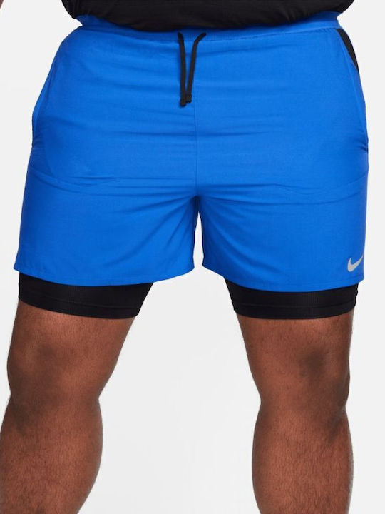 Nike STRIDE 2 в 1 Спортен Мъжки Бермуда Дри-Фит...