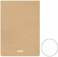 Next Eco Set 6 Notebook Block 160 Sheets with Blank Pages Beige