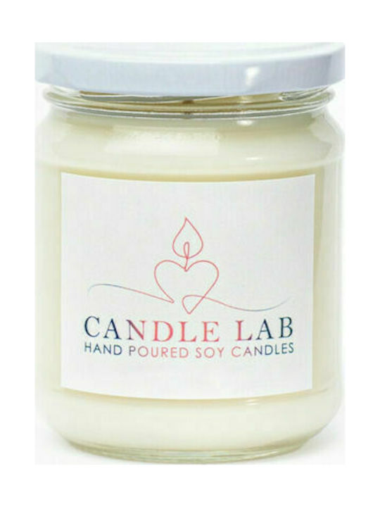 CandleLab Lumânare Aromată de Soia Borcan cu Aromă floare de cireș Alb 212gr 1buc