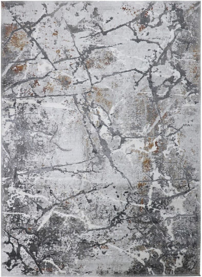 Eurofil Marvel 744 Rug Rectangular Grey / Rust