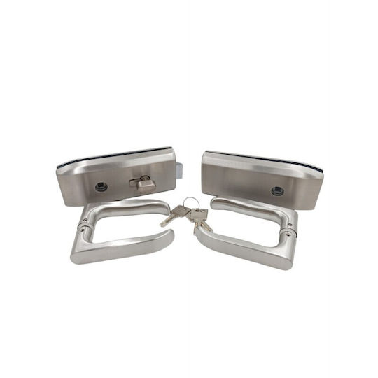 Lock Glass Door with Double Locking