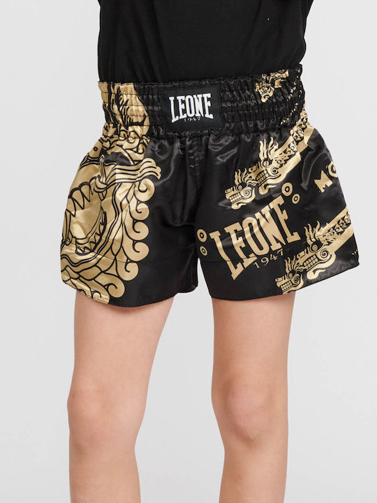 Leone Monetezuma Παιδικό Σορτσάκι Kick/Thai Boxing Μαύρο Leone Monetezuma Παιδικό Σορτσάκι Kick/Thai Boxing Μαύρο