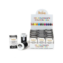 Decora Χρώμα Ζαχαροπλαστικής σε Μορφή Gel Black 28gr Decora Χρώμα Ζαχαροπλαστικής σε Μορφή Gel Black 28gr