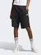 Real Pantaloni scurți sport bărbați Negru