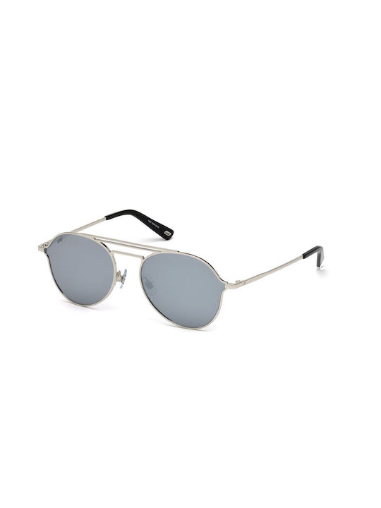 Web Sonnenbrillen mit Silber Rahmen und Gray Linse WE0230 16C