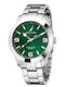 Nautica Pacific Beach Ανδρικό Ρολόι 43mm Μπαταρίας με Ασημί Μεταλλικό Μπρασελέ