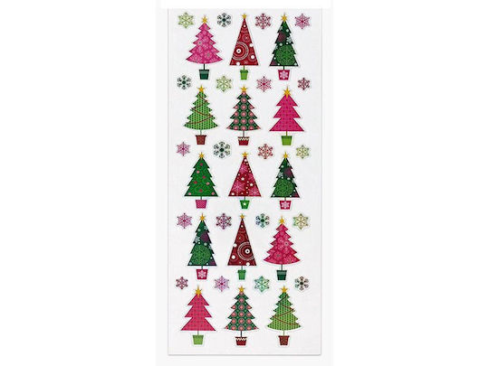 Exas Paper Christmas for Wall with Design Δέντρου Xmas Trees